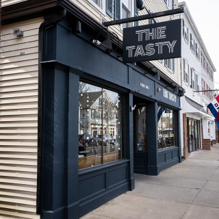 The Tasty Sign Historic District Downtown Plymouth Mass