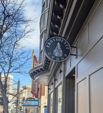 Providence group blade sign