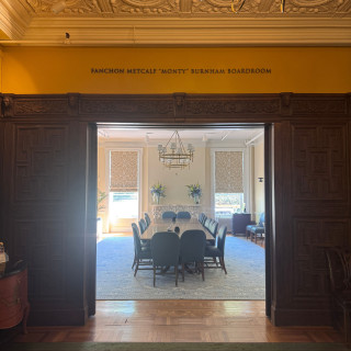 Fanchon Metcalf "Monty" Burnham Boardroom Signage