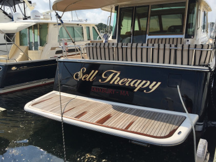 Boat lettering boat graphics gold leaf plymouth mass